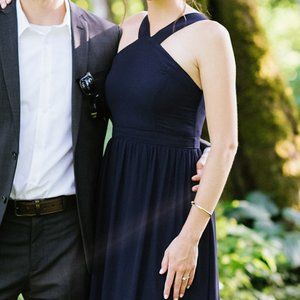 Navy Blue Maxi Dress